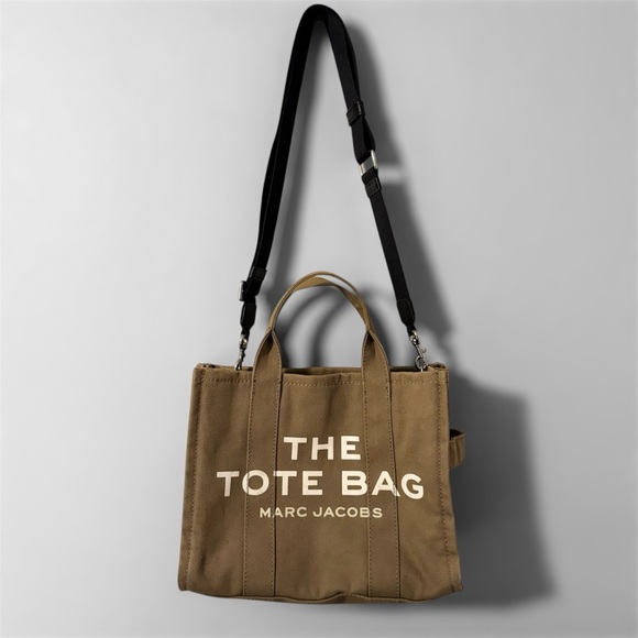 Marc Jacobs The Small Canvas Tote Bag in Slate Green - Picture 1 of 16